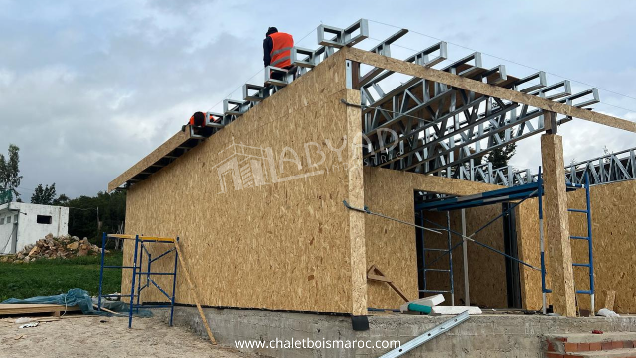 Montage de la charpente